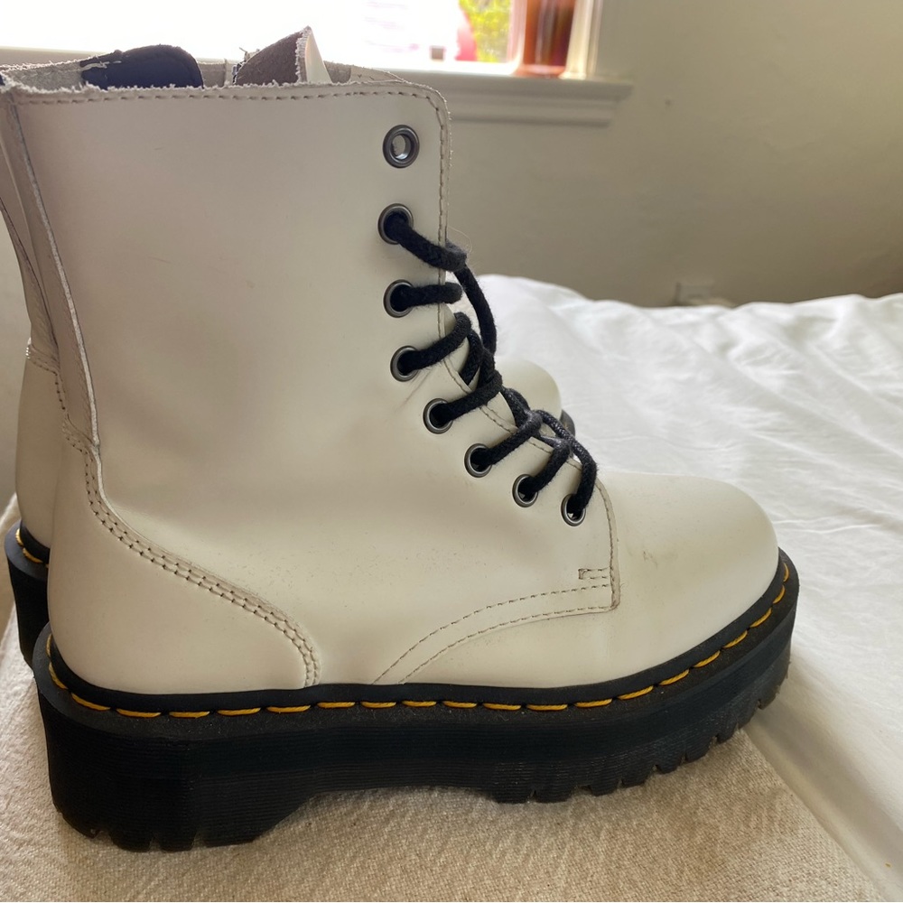 White Platform Dr. Martens